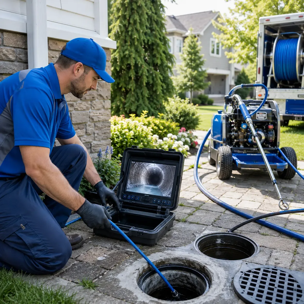 Outdoor drain cleaning professionals serving Vestaburg, MI